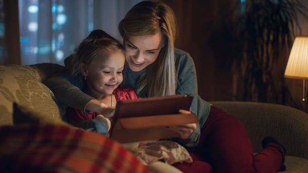 family reading time