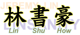 Jeremy Lins Chinese name 